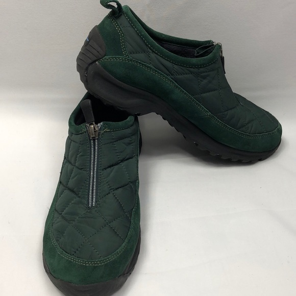 Lands' End Shoes - 3/$20 Lands End Green Quilted & Suede Walker Shoes